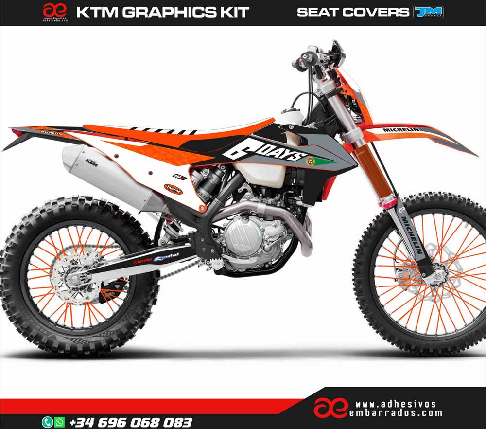 Adhesivos Ktm 2021 MOTOCROSS-ENDURO GREY