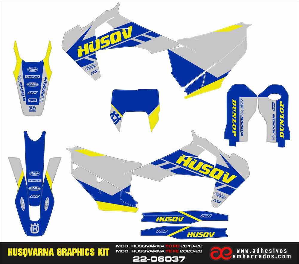 Kit Adhesivos Husqvarna 2022