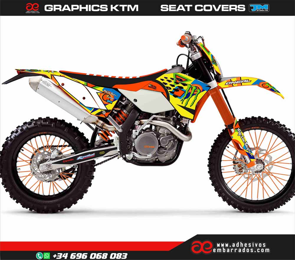 Adhesivos Ktm Enduro/cross Yellow