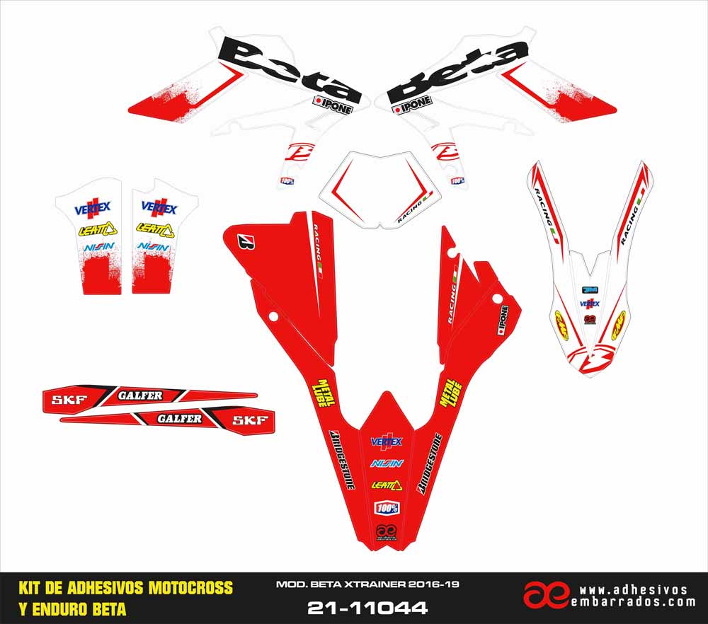 Adhesivos Beta Xtrainer 2019