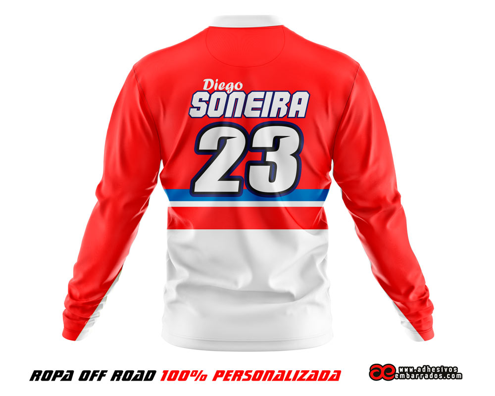 Camiseta Yamaha Personalizada Roja